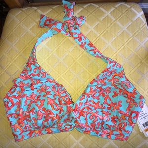 Tommy Bahama Bikini Halter Top Small NWT
